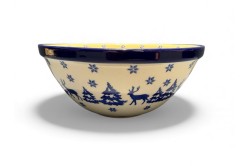 057 Bunzlau Nest Schaal 1931X Ø 20 cm Kerst